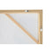 Schilderij Home ESPRIT Bruin Zwart Abstract Stads 100 x 4 x 140 cm (2 Stuks)