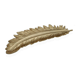 Middenstuk Versa Gouden Veer 19 x 3 x 60 cm