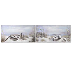 Schilderij Home ESPRIT Mediterrane 140 x 3 x 70 cm (2 Stuks)