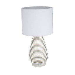 Bureaulamp Versa Duna Linnen Keramisch 40 W 22 x 43,5 cm