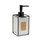 Zeepdispenser Versa Wit Zwart Keramisch Plastic 6 x 8 x 16 cm