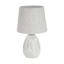 Bureaulamp Versa Brasilia Linnen Keramisch 40 W 20 x 31 cm
