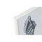 Schilderij Home ESPRIT Blauw Wit Mediterrane 35 x 2 x 35 cm (4 Stuks)