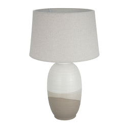 Bureaulamp Versa Linnen Keramisch 40 W 35 x 55 cm