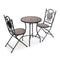 Tafel met twee stoelen Versa Creta 60 x 71 x 60 cm