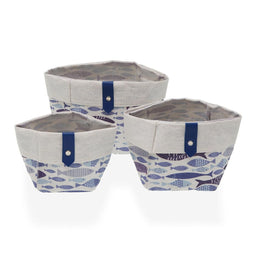 Basket spelset Versa Aqua 2 Textiel 14 x 14 x 14 cm