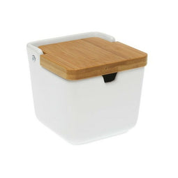 Suikerpot Met deksel Bamboe Keramisch (11,2 x 10,3 x 11,2 cm)