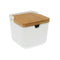 Suikerpot Met deksel Bamboe Keramisch (11,2 x 10,3 x 11,2 cm)