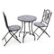 Tafel met twee stoelen Versa Melo 60 x 71 x 60 cm