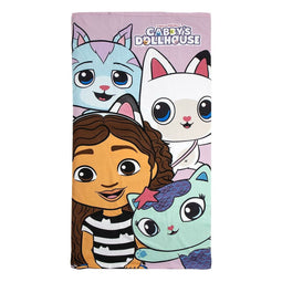 Strandhanddoek Gabby's Dollhouse Multicolour 70 x 140 cm