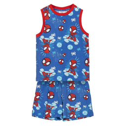 Pyjama Kinderen Spidey Blauw Maat 3 Jaar
