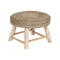 Voetensteun DKD Home Decor Bruin Jute Natuurlijk Stads 50 x 50 x 35 cm