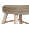 Voetensteun DKD Home Decor Bruin Jute Natuurlijk Stads 50 x 50 x 35 cm