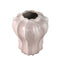 PTMD Hamish Pink Ceramic Round Wavy Shaped Vase L