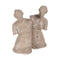 Bokstöd Beige Polyresin 22,7 x 12,8 x 25,8 cm (2 Stuks)