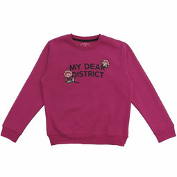 Sweatshirt zonder Capuchon voor Meisjes Softee Lunar Infantil Donkerroze Maat 9 jaar