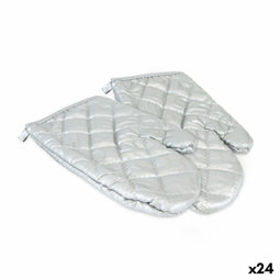 Wanten Quttin Zilverkleurig Set 2 Onderdelen (24 Stuks)