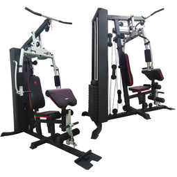 Krachtstation - zwart - 180x100x203cm - max belasting 200kg