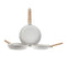 Pannenset San Ignacio Crème Ø 18 x 4 cm Ø 22 x 5 cm Ø 26 x 5 cm 3 Onderdelen