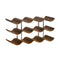 Flessenrek Andrea House Walnoot 42 x 16 x 23 cm