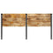 Hoofdeinde 200 cm massief hout mango en ijzer