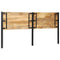 Hoofdeinde 200 cm massief hout mango en ijzer