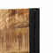 Hoofdeinde 200 cm massief hout mango en ijzer