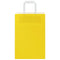 Papieren kraftzakken 50 st met hengsels 21x11x31 cm geel