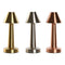 Bureaulamp Home ESPRIT Koper Gouden Zilverkleurig Metaal (3 Stuks)