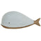 Decoratieve figuren Home ESPRIT Wit Hemelsblauw Walvis 23 x 7,5 x 10 cm (2 Stuks)