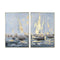 Schilderij Home ESPRIT Jacht Mediterrane 83 x 4,5 x 123 cm (2 Stuks)