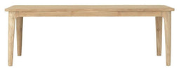 DTP Home Dining table Forte rectangular,76x225x90 cm, teakwood natural