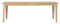 DTP Home Dining table Forte rectangular,76x225x90 cm, teakwood natural