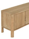 DTP Home TV stand Forte, 4 doors, 2 drawers,55x210x40 cm, teakwood natural