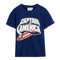 T-Shirt met Korte Mouwen voor kinderen The Avengers Blauw Maat 5 Jaar