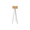 Vloerlamp DKD Home Decor Bruin Zwart Metaal Raffia 50 W 220 V 56 x 46 x 140 cm