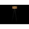 Vloerlamp DKD Home Decor Bruin Zwart Metaal Raffia 50 W 220 V 56 x 46 x 140 cm
