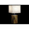 Bureaulamp DKD Home Decor 25,5 x 25,05 x 52 cm Spar Natuurlijk Beige Metaal Crème 220 V 60 W 25 x...