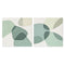 Schilderij Home ESPRIT Abstract Stads 100 x 3,7 x 100 cm (2 Stuks)