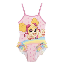 Zwempak voor Meisjes The Paw Patrol Licht Roze Maat 6 Jaar