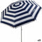 Parasoll Aktive Blauw/Wit 180 x 185 x 180 cm Staal Oxford stoffen (12 Stuks)