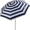 Parasoll Aktive Blauw/Wit 180 x 185 x 180 cm Staal Oxford stoffen (12 Stuks)