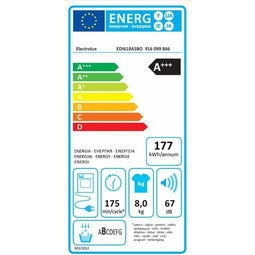 Condensdroger Electrolux EDI618A5BO