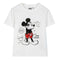 T-Shirt met Korte Mouwen voor kinderen Mickey Mouse Wit Maat 6 Jaar