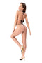 CRISS CROSS WETLOOK TEDDY BLACK, OS