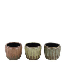 Dijk natural collections - Planter ceramic diameter 8.5 x 7 cm C/3