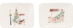 Nampook - Plate 20X15 cm Christmas 2ass