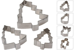 Nampook - Cookie Cutter Set 3Pcs 4ass