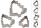 Nampook - Cookie Cutter Set 3Pcs 4ass