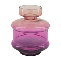 Dijk natural collections - Vase glass diameter 13 x 16 cm